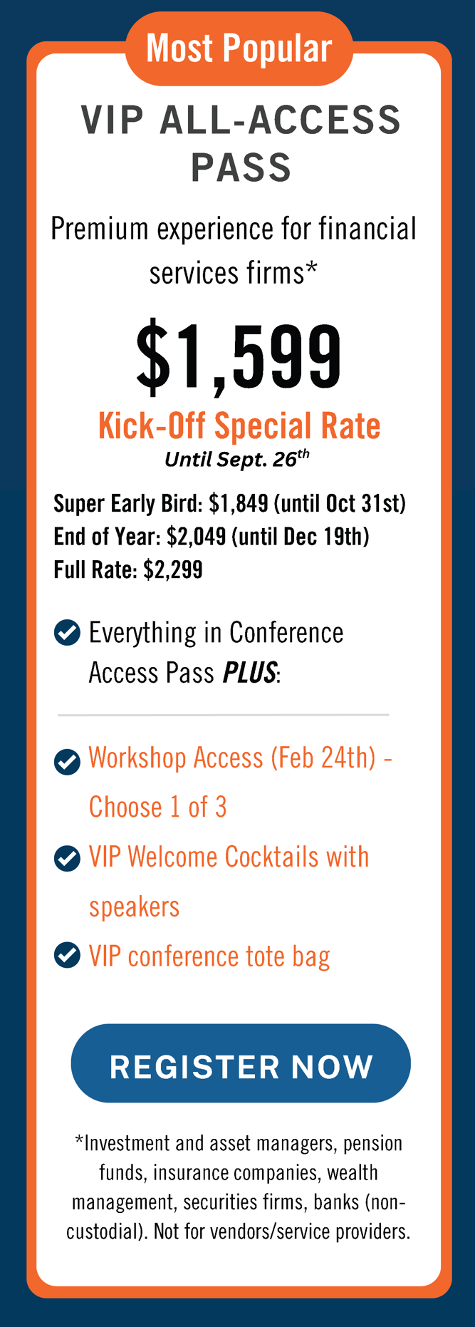 PMCR 2026 - VIP All-Access Pass