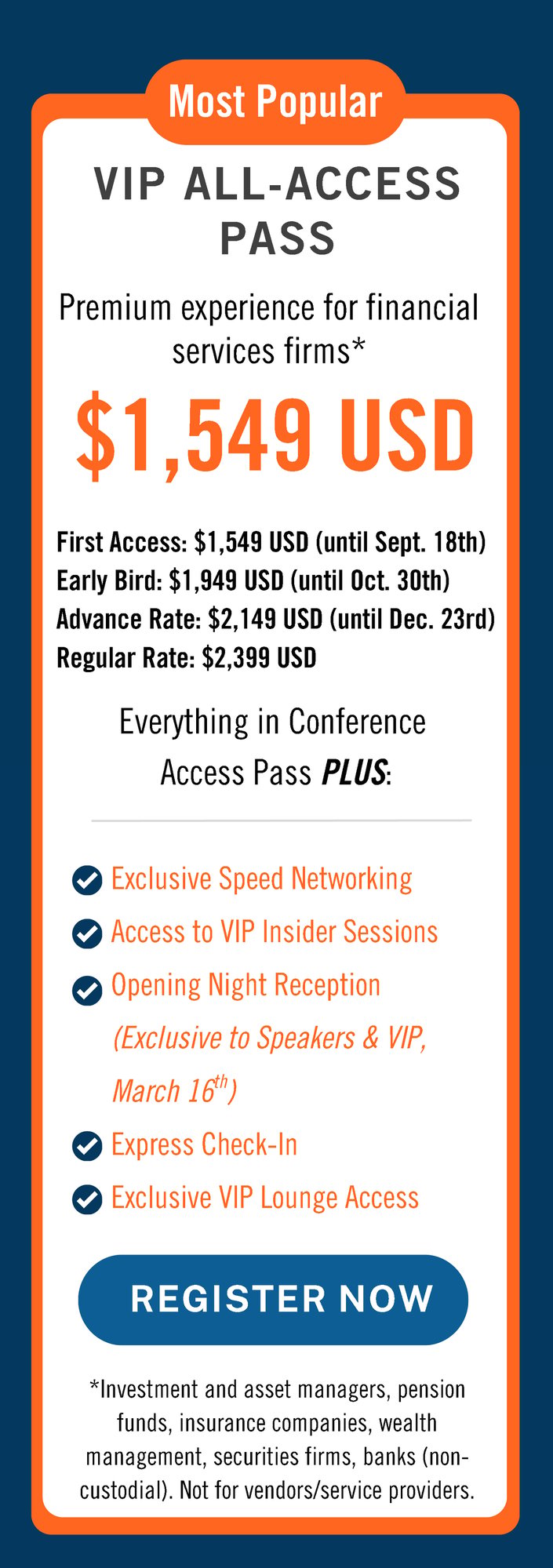 PMCR 2027 Pricing 