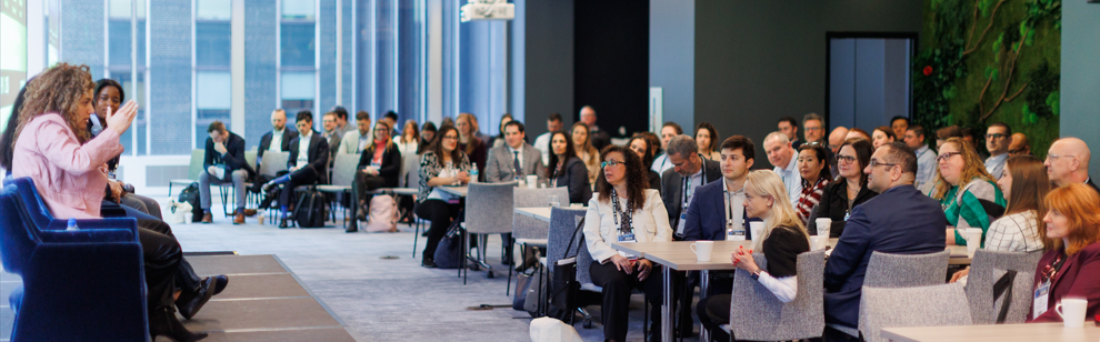 PMCR 2026 speaker engaging with their audience during a session